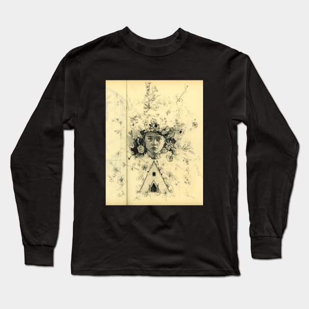 Midsommar - Florence Pugh Long Sleeve T-Shirt by Belén Diz Juncal